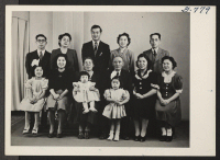 [recto] Reunited in Kansas City, Mo., in Oct. 1944 was this family group of former Californians. Standing, left to right are: ...