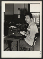[recto] Susumu Myose, age 19, came to Des Moines in February, 1944. He has been attending the American Institute of Business ...