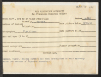 [verso] Salinas, Calif.--Postal service has been established at this assembly center for evacuees of Japanese ancestry. ;  Photographer: Albers, Clem ;  Salinas, California.