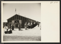 [recto] A view of general store No. 1 at the relocation center. ;  Newell, California.