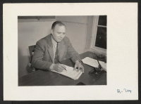 [recto] Joe Hayes, Assistant Project Director. ;  Photographer: Stewart, Francis ;  Newell, California.