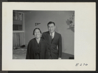 [recto] A mother and son of Japanese ancestry. Another son is in the U.S. Army. ;  Photographer: Parker, Tom ;  Denson, Arkansas.