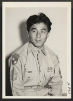 [recto] T/Sgt. Thomas K. Tsubota of Honolulu, one of 14 Nisei sent to General Merrill's Marauders in India in September, 1943. ...