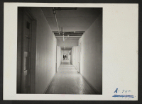 [recto] Hospital Series. Central Corridor. ;  Photographer: Stewart, Francis ;  Hunt, Idaho.
