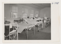 [recto] Hospital Series. One of the wards. ;  Photographer: Stewart, Francis ;  Hunt, Idaho.