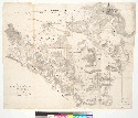 Plat showing the old mission rancho of San Jacinto and surrounding country appertaining to Ex Mission San Luis Rey : [Southern Calif.]