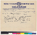 Telegram to National Bank of Commerce from James. D. Phelan: March 31, 1907