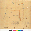 Plat of the Honcut Rancho, finally confirmed to Charles Covillaud et al. : [Yuba Co., Calif.] / as located by the U.S. Surveyor General [verso]