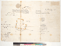 Plat of a tract of land in Mission Dolores, finally confirmed to C.S. de Bernal, et al. : [San Francisco, Calif.] / Surveyed under instructions from the U.S. Surveyor General ; by John Clar, Dep. Survr [verso]