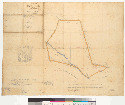 Plat of the Rancho Santa Paula y Saticoy [Calif.] : finally confirmed to John P. Davidson / surveyed under instructions from the U.S. Surveyor General by J.E. Terrell, Dep. Sur., December 1860 [verso]