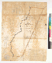 Plat of part of the Rancho Cabeza de Santa Rosa, finally confirmed to Julio Carillo : [Sonoma Co., Calif.] / surveyed under instructions from the U.S. Surveyor General ; by C.C. Tracy, Dep. Surr [verso]