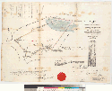 Plat of the Rancho Rincon de San Francisquito, finally confirmed to Teodoro and Secundino Robles : [Santa Clara Co., Calif.] / as located by the U.S. Surveyor General