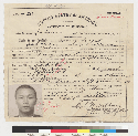 Wong Hand: Certificate of Residence