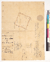 Plat of the tract of land near Santa Clara finally confirmed to James Enright : [Santa Clara Co., Calif.] / Surveyed under instructions from the U.S. Surveyor General ; by J.E. Whitcher, Deputy Surr [verso]