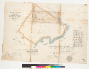 Plat of the Rancho El Pescadero [Monterey County, Calif.] : finally confirmed to David Jacks / as located by the U.S. Surveyor General from field notes of surveys on record in this office ... April 1864 [verso]