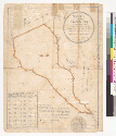 Plat of the Rancho Los Nogales [Calif.] : finally confirmed to M. de J. Garcia et al. / surveyed under the instructions of the U.S. Surveyor General by Henry Hancock, Dep. Surr [verso]
