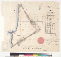 Plat of the Rancho San Pedro, finally confirmed to Francisco Sanchez : [San Mateo Co., Calif.] / Surveyed under instructions from the U.S. Surveyor General ; by Wm. J. Lewis, Dep. Survr