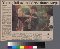 "Young follow in elders' dance steps" article