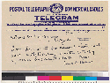 Telegram: To National Bank of Commerce, New York from James D. Phelan: August 21, 1906