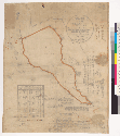 Plat of the Rancho Los Nogales [Calif.] : finally confirmed to Maria de Jesus Garcia et al. / surveyed under instructions of the U.S. Surveyor General by Henry Hancock, Dep. Survr., November 1858 [verso]