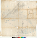 Map of the Rancho de San Leandro : [Calif.] / surveyed for the Messrs. Ward & Davis by Jas. T. Stratton, Depy. Co. Surveyor, 1855 [verso]