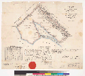 Plat of the Rancho Las Baulines [Calif.] : finally confirmed to Gregorio Briones / surveyed under instructions from the U.S. Surveyor General by Robt. C. Matthewson, Dep. Survr., October 1858