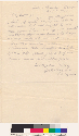 Letter to E.S. Larsen Jr from J.W. Riley: May 7, 1907