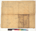 Plat of the part of the Rancho San Antonio finally confirmed to Antonio Maria Peralta : [Alameda County, Calif.] / surveyed under instructions from the U.S. Surveyor General by J.T. Stratton, Depy. Survr., April 1858 [verso]