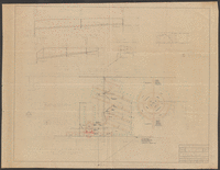[recto] Water, Sewer, & Electrical layout Unit 3 High School, Department of the Interior, Office of Indian Affairs, War Relocation Authority, Colorado River Project, W. Wade Head, Project Director, Poston, Arizona.