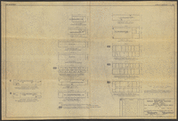 [recto] Parker Reception Center, Parker, Arizona, Heating Layout for buildings in Administration Group Unit No. 1, Military Construction.