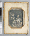 [Two women, presumably of the Weber family.] (Before treatment.)