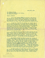 Letter to Mr. William Hertrich, Huntington Library and Art Gallery