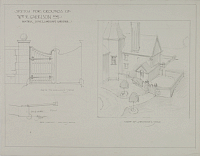 Sketch for Grounds of Wm.R. Garrison, Esq. (View of Servant's Yard)