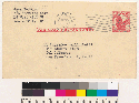 Postcard from Jack Kerouac to Laurence Ferlinghetti (back).