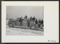 [recto] A group of firemen from Fire Department No. 1 proudly display their fire equipment. ;  Photographer: Stewart, Francis ;  Newell, California.
