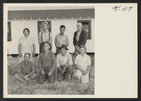 [recto] Will we pose with our Japanese friends? said Mr. F. W. Bracker when the cameraman caught up with him on ...