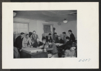[recto] The engineering staff at this relocation center. ;  Photographer: Parker, Tom ;  McGehee, Arkansas.