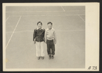 [recto] Pals at Raphael Weill Public School, Geary and Buchanan Streets. Yuichi Sumi (left), of Japanese ancestry, and Tommy Wong, of ...