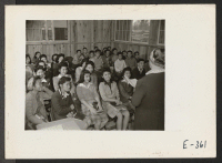 [recto] Students of Japanese parentage of Grade 9-A in Spanish. Mrs. Marie McCullough, teacher. ;  Photographer: Parker, Tom ;  McGehee, Arkansas.