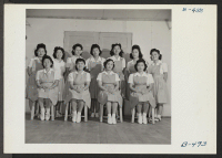 [recto] Kiyoko Tatsukawa, former high school student from Huntington Beach, California, and a graduate of the spring 1943 class in Nurse's ...