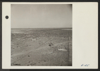 [recto] A section of land to be used for the production of vegetables and animal forage at the Topaz Relocation Center. ;  Photographer: Parker, Tom ;  Topaz, Utah.