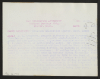 [verso] H. L. Stafford, project director of the Minidoka Relocation Center, Hunt, Idaho, formerly administrative officer in Idaho for the Agricultural ...