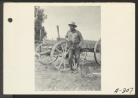 [recto] Parker, Ariz.-- Henry Welsh, Mojave Indian and chairman of the tribal council on the Colorado River Indian Reservation, which is site of a War Relocation Authority center for evacuees of Japanese ancestry. ;  Photographer: Albers, Clem ;  Poston, Ariz