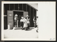 [recto] Tule Lake, Newell, Calif.--An exterior view of the General Store No. 1. ;  Photographer: Stewart, Francis ;  Newell, California.