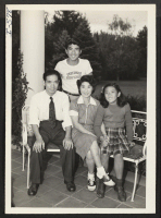 [recto] The Kanamine family, consisting of Mr. Kanamine, his wife, Lucy, son, Teddy, age 15, and daughter, Joyce, age 10, are ...