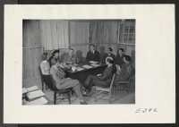 [recto] J. A. Trice, Superintendent of Schools, and staff. ;  Photographer: Parker, Tom ;  McGehee, Arkansas.