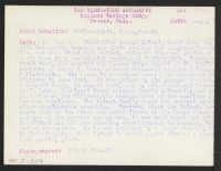[verso] Mr. and Mrs. Eishichiro George Koiwai, Issei from the Minidoka Relocation Center, and their son and new daughter-in-law, Pfc. and ...