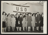 [recto] These are some of a party of 125 Japanese American girls from New York City and vicinity who went to ...