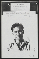 [recto] Manzanar, Calif.--Karl Yoneda, Block Leader at this War Relocation Authority center for evacuees of Japanese ancestry. He is married to ...