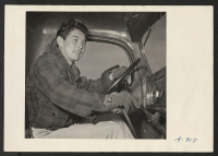 [recto] Tom Yamaoka. Present occupation: truck driver. Former occupation: lumber mill worker. Former residence: Enumclaw, California. ;  Photographer: Stewart, Francis ;  Newell, California.